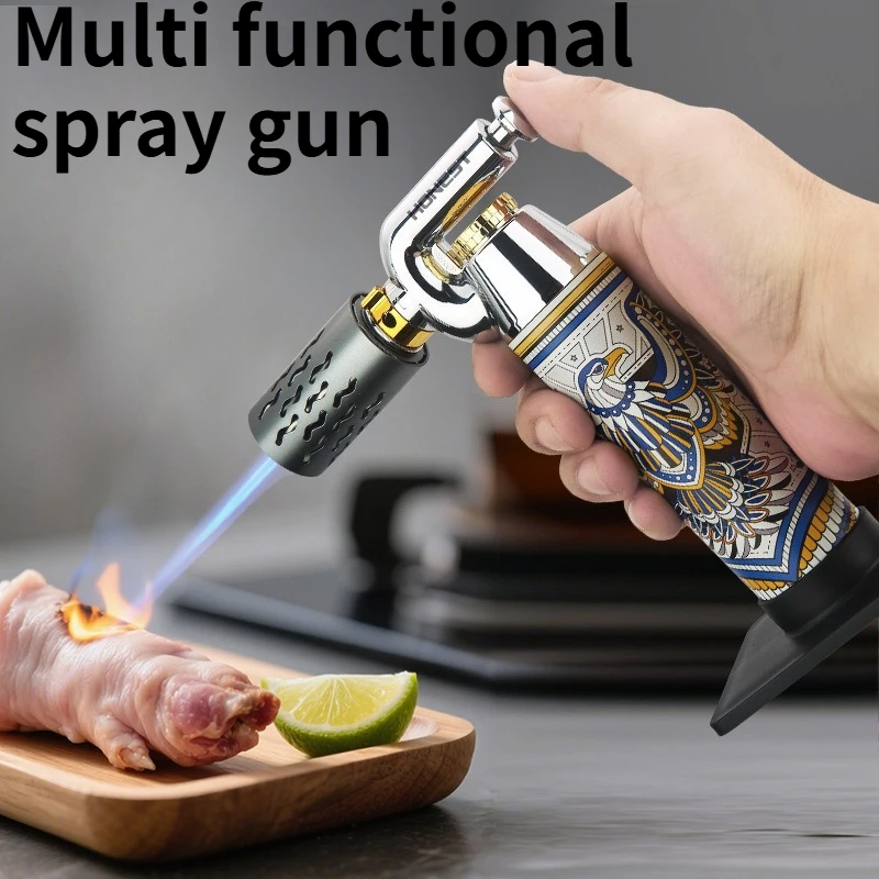 

Новый многофункциональный распылитель, уличная зажигалка для сигар, пистолет-распылитель для кемпинга, барбекю, аксессуары для сигарет