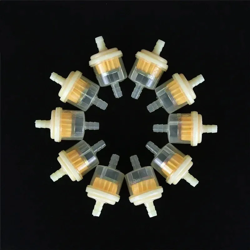 20/1pcs Professional Motorcycle Oil Filter Inline Gas Fuel Filter Gasoline Filters Tool For Scooter Moped Scooter Dirt Bike ATV