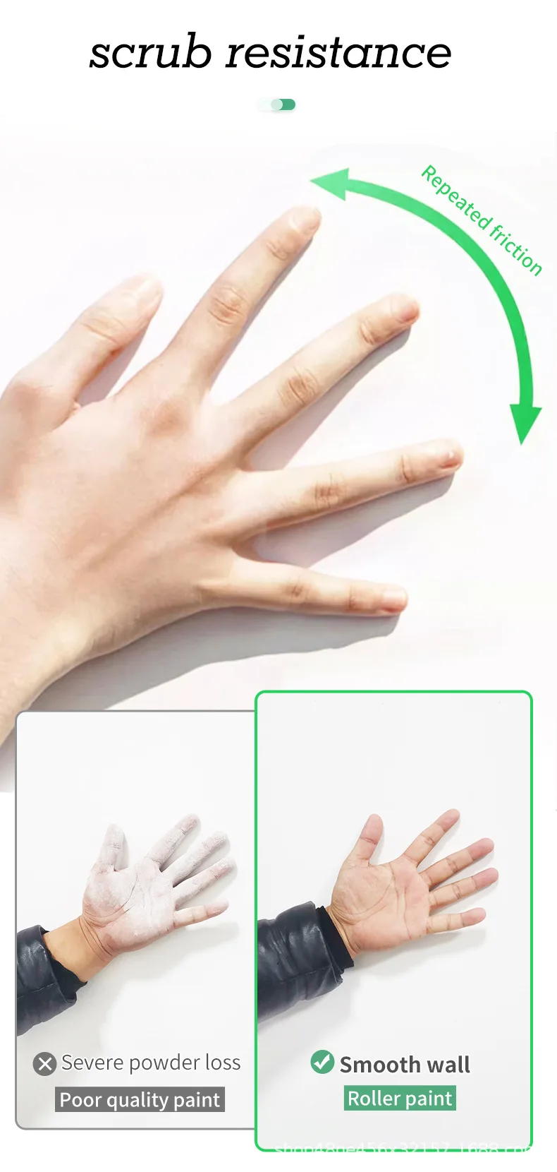 فرشاة إصلاح مائية لأسطوانة طلاء الجدران؛ طلاء جدران داخلي؛ تجديد وتغطية البقع؛ فرشاة دوارة صغيرة محمولة #4