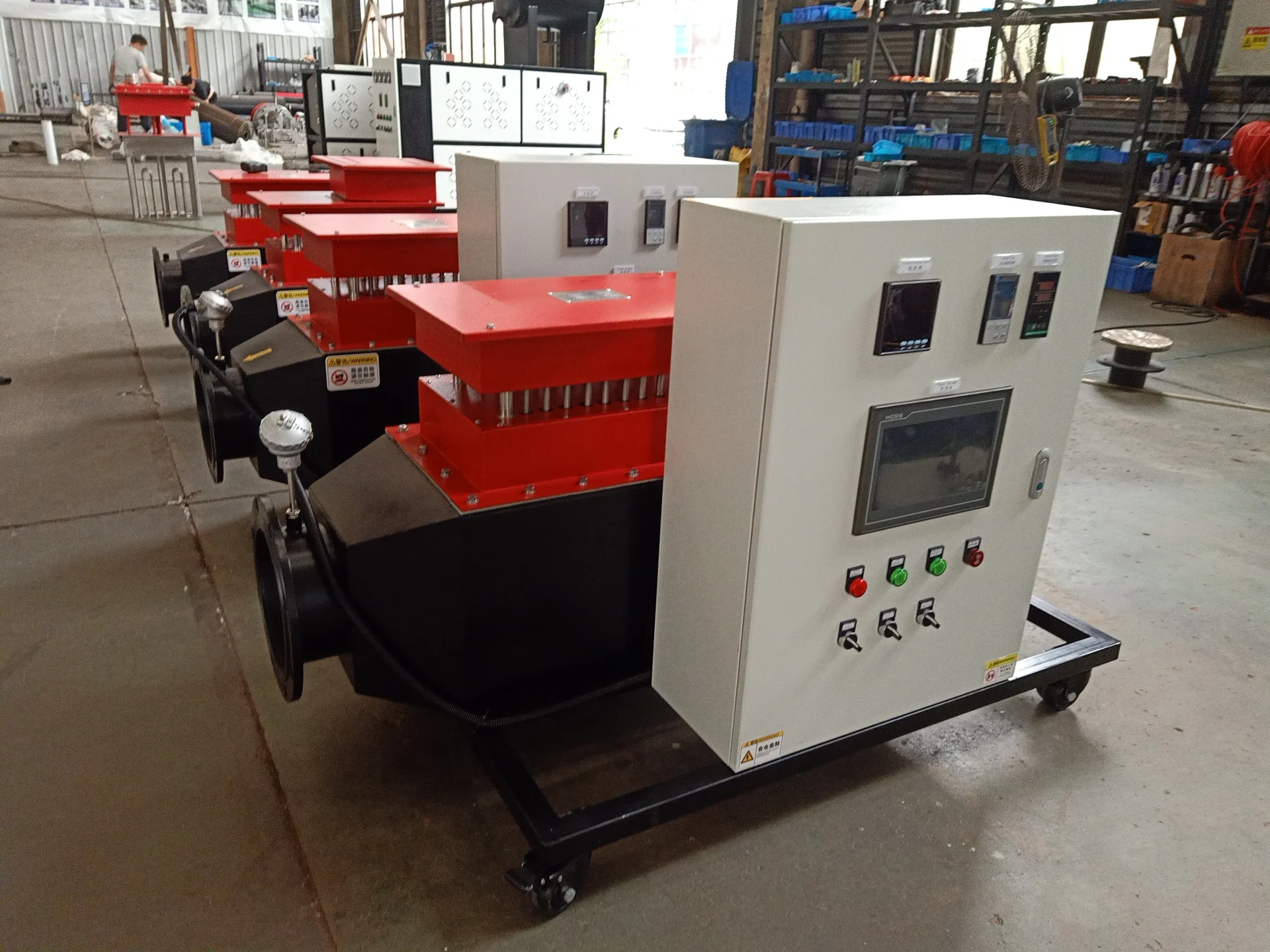 Customized Design Industrial Electric Drying Room air Duct Heater with Programmable Functionality