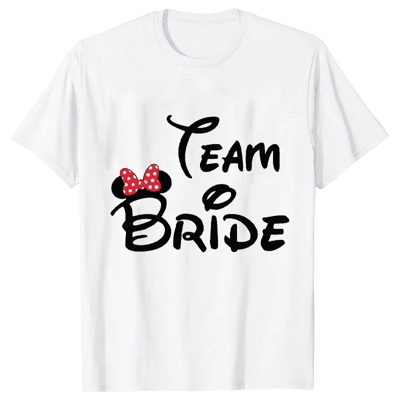 Bridal Shower Wedding Party Tshirt Team Bride T-shirt Friend Family Group Tee Engagement Shirt Female Hen Bachelorette Party Top