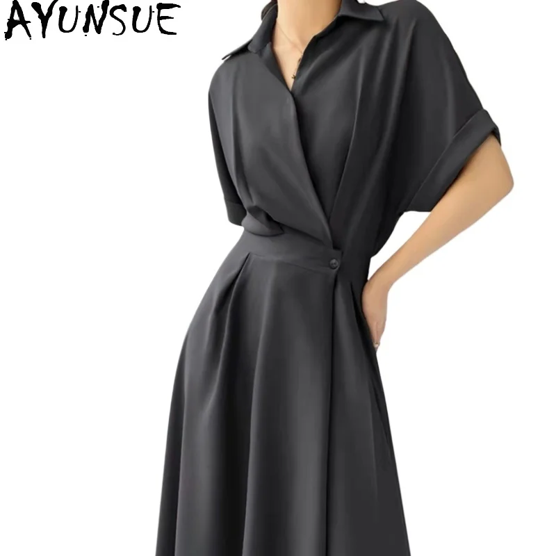 AYUNSUE Dresses 2024 Women Elegant Formal Occasion Long Dresses Spring Summer Dress Slim Fit Womans Clothing Vestidos Largos