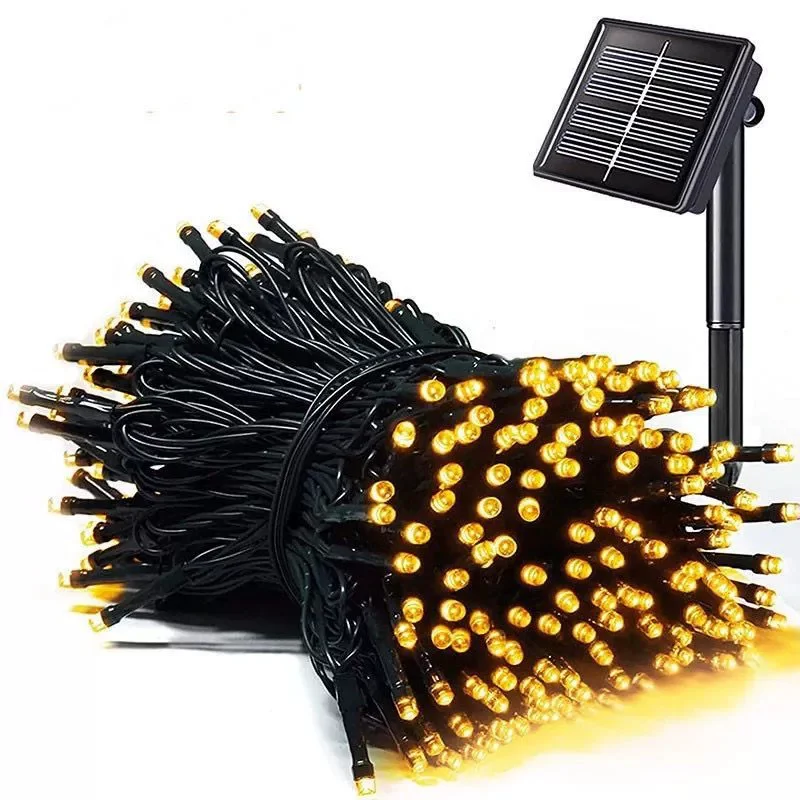 

1PC Solar String Lights for Outside LED Solar String Lights Outdoor Solar Christmas Lights Outdoor Waterproof for Yard Fence