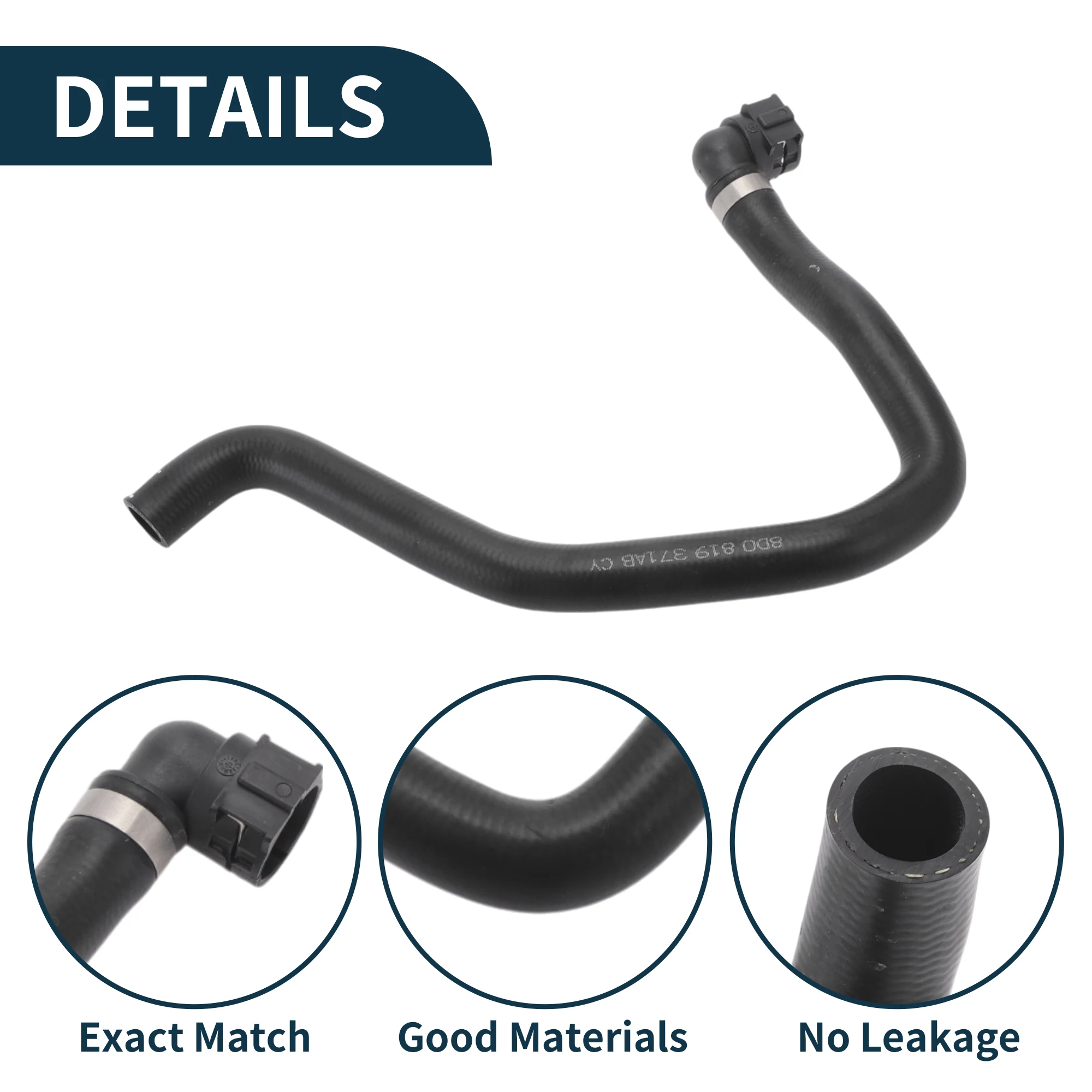 

UXCELL Шланг радиатора, впускная труба теплого воздуха для Aud A4 1995-2001, резиновая черная, 1 шт.