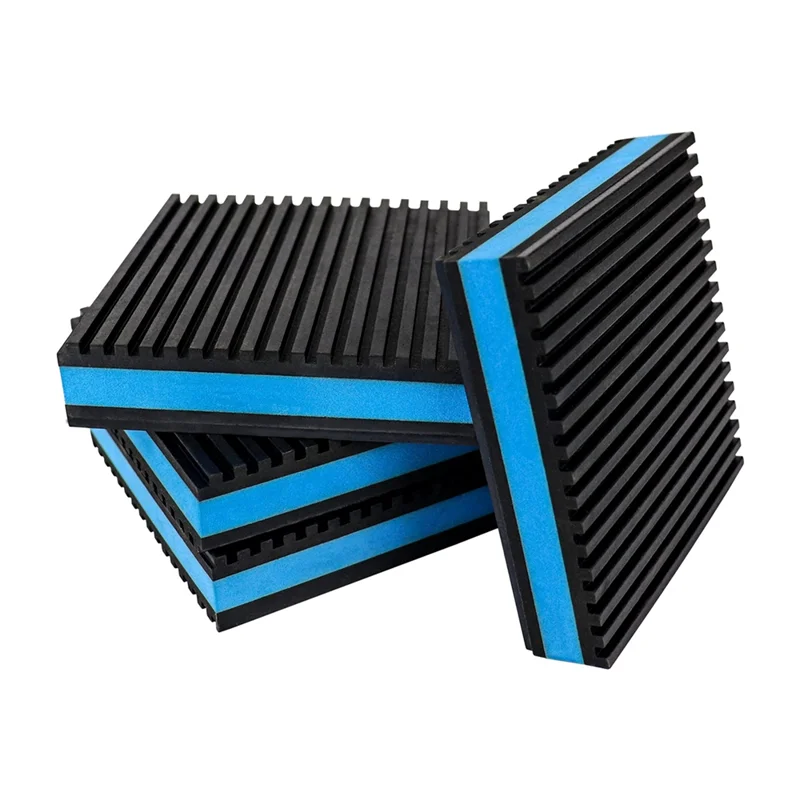 

A88E-Звукоизоляционные антивибрационные прокладки, комплект 4P, 4 x 4 x 7/8 дюйма для воздушного компрессора, кондиционера, беговой дорожки, шайбы/осушителя HVAC