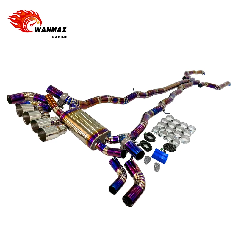 Titanium Alloy Catback Muffler Valvetronic Exhaust System for  M5 G90 Exhaust