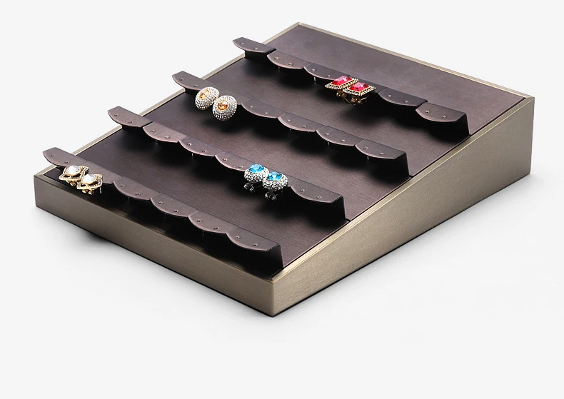 Bevel Jewelry Display Tray Ring Necklace Storage Bracelet Earrings Organizer Jewelry Exhibition Display Props Storage Of Jewelry