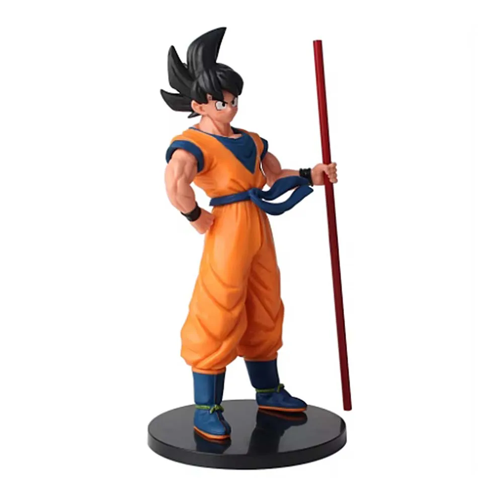 Venda quente dragon ball son goku super saiyan anime figura goku dbz figura de ação modelo presentes estatuetas colecionáveis para crianças