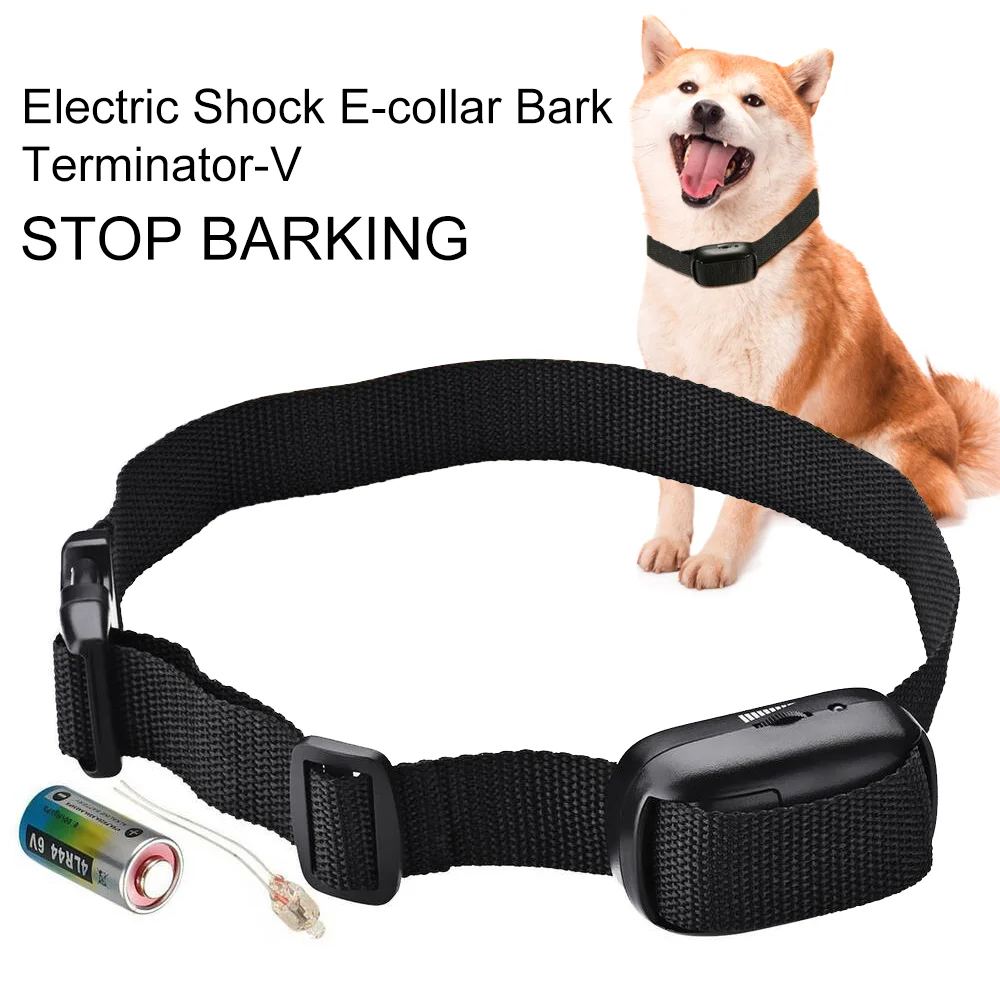 Electric Shock Anti Bark Dog E-Collar Fully Automatic Voice Controlled Electric Shock Stop Barking Training Collar Pet Products