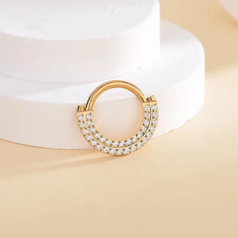 1 قطعة G23 التيتانيوم ثقب Daith الغضروف محارة أقراط متمحور تشيكوسلوفاكيا الأنف خواتم الحاجز الفرس اللولب قطعة مجوهرات للجسم بالجملة