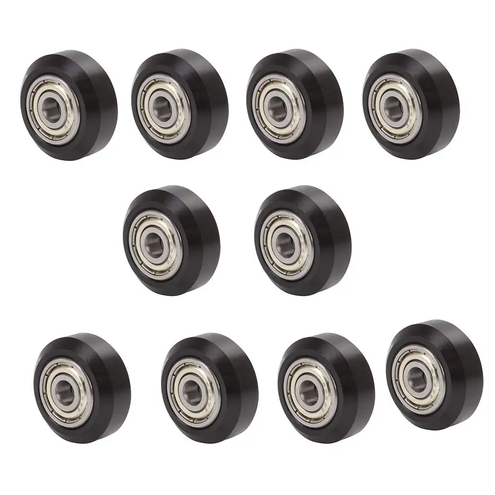 10PCS 3D Printer Parts POM Pulley Wheel 625zz Idler Pulley Gear Passive Round Wheel Compatible for Creality Ender 3 CR-10 CR-10S