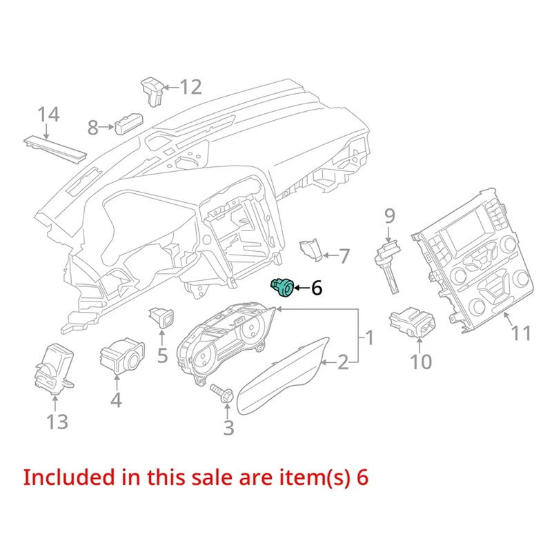 

DG9Z-10B776-AA DG9T-14C376-ADW DG9Z10B776BA Start Button For Ford Fusion 2013-2016