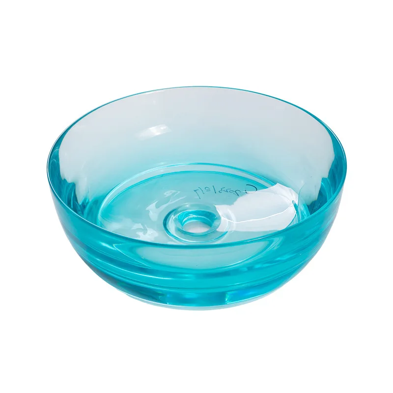 

Bathroom Colored Resin Hand Washbasin Cloakroom Vanity Basin Counter Top Vessel Sink 9093