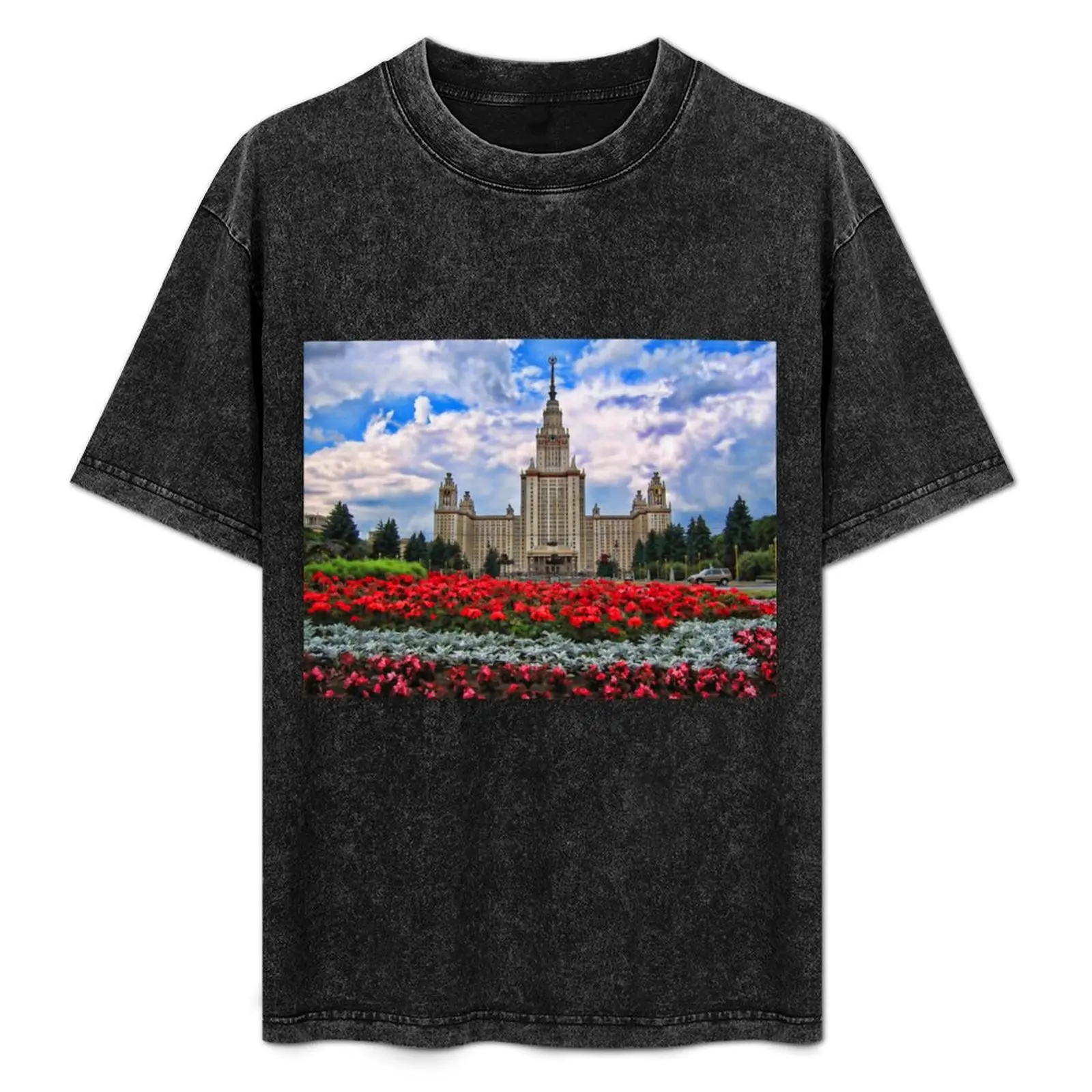 

Moscow State University, Russia T-Shirt plus size clothes graphic t shirts customizeds mens workout shirts