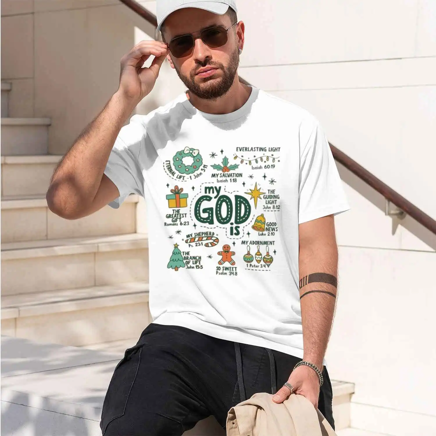 Retro Religious ristmas T Shirt My Is Tshirt Jesus Is The Reason Tee ristian Holiday T-shirts Funny Causal Clothes 2026 New Mode
