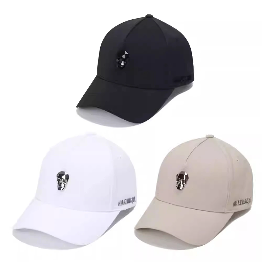 

Unisex Golf Baseball Cap, Solid Color UPF Sun Hat, Minimalist Sports Casual Hat