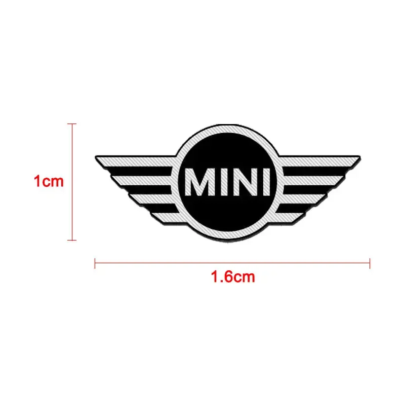 Car Audio Decorate 3D Aluminum Badge Emblem Sticker for BMW For MINI Cooper One JCW Clubman Countryman R55 R56 F55 F56 R57 R58