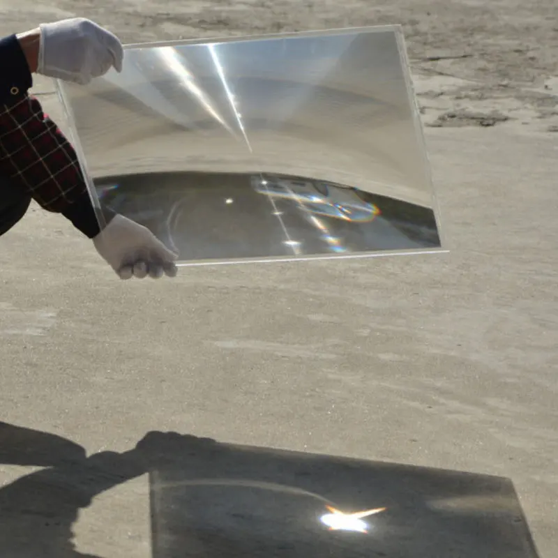 520x520mm Optical PMMA Big Fresnel Lens Condensing Solar Energy Lenses Plane Magnifier Solar Concentrator Focusing Lentes