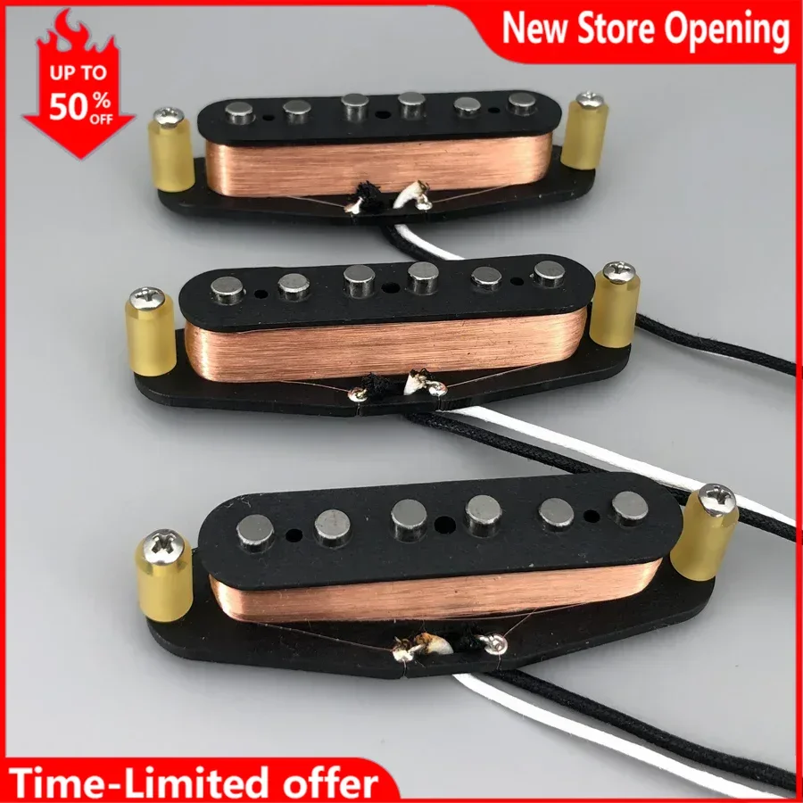 

Classic V60 SSS Handwound Single Coil Guitar Pickups, Alnico 5 for Neck & Middle, Musical Instruments Accessories