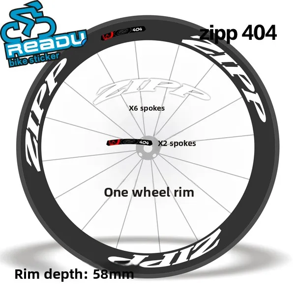 Decorative Stickers for Carbon Blade Wheel Set Bicycle Road Bike Stickers High Adhesive Imported Film Medium High Stickiness