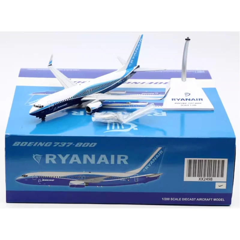 

18cm Diecast 1:200 Scale Ryanair B737-800 EI-DCL Alloy Aircraft Model Collection Souvenir Display Ornaments Toy