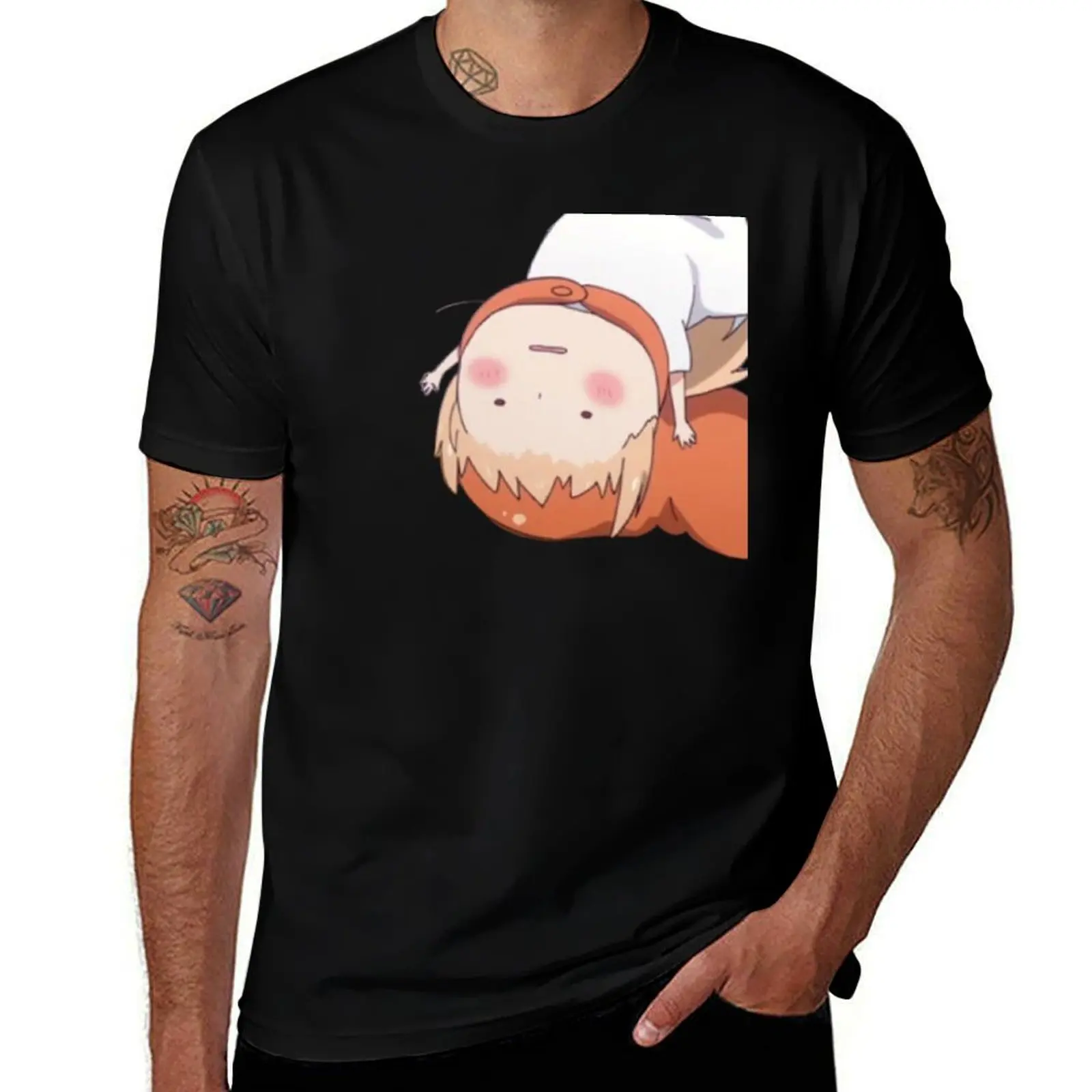 Umaru Himouto Umaru-chan T-Shirt blanks custom shirt for a boy T-shirts for men cotton