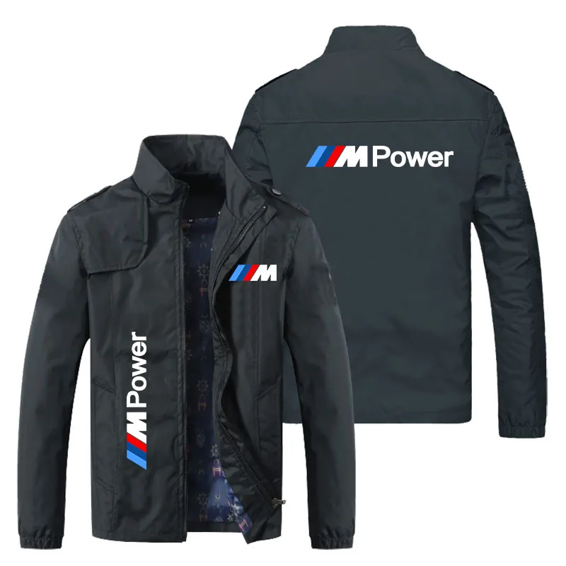 2024 Nuovo BMW Giacca da uomo BMW Logo Stampa Giacca da motociclista Cappotti Giacca a vento Harajuku Casual Oversize BMW Abbigliamento sportivo da