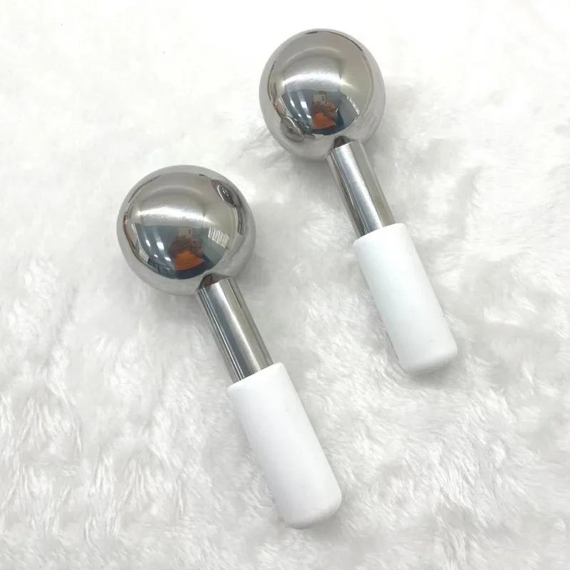 Bolas de gelo para massagem facial, rolo de globos de gelo para olhos e rosto, levantamento de beleza, remoção de rugas, encolher poros, ferramentas de cuidados com a pele