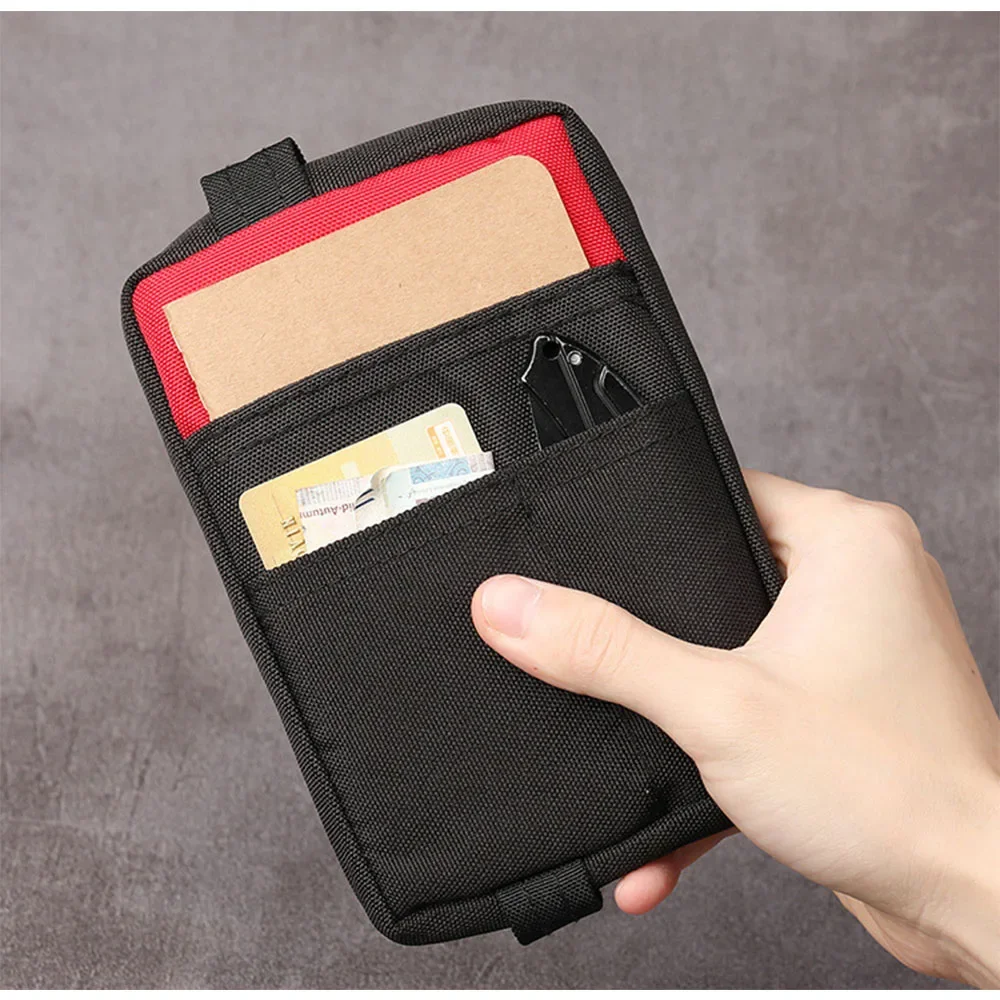 Tactical Mini Pouch Durable Wallet Outdoor Multi Card Bag Tool Storage Bag Molle Pouch Wallet Portable Key Card Case Pouch Bag