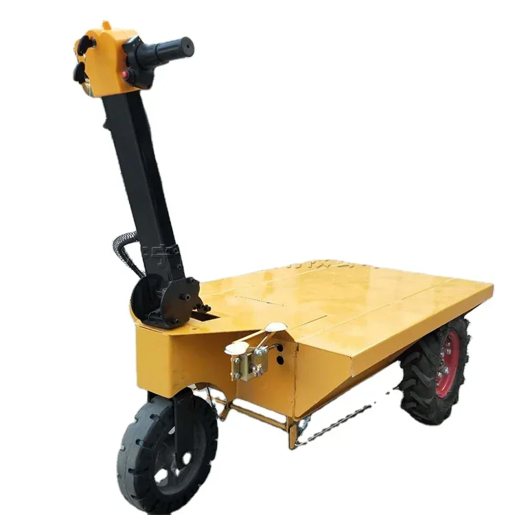 

One working time is 10 to 12 hours small space operation Electric flatbed trolley