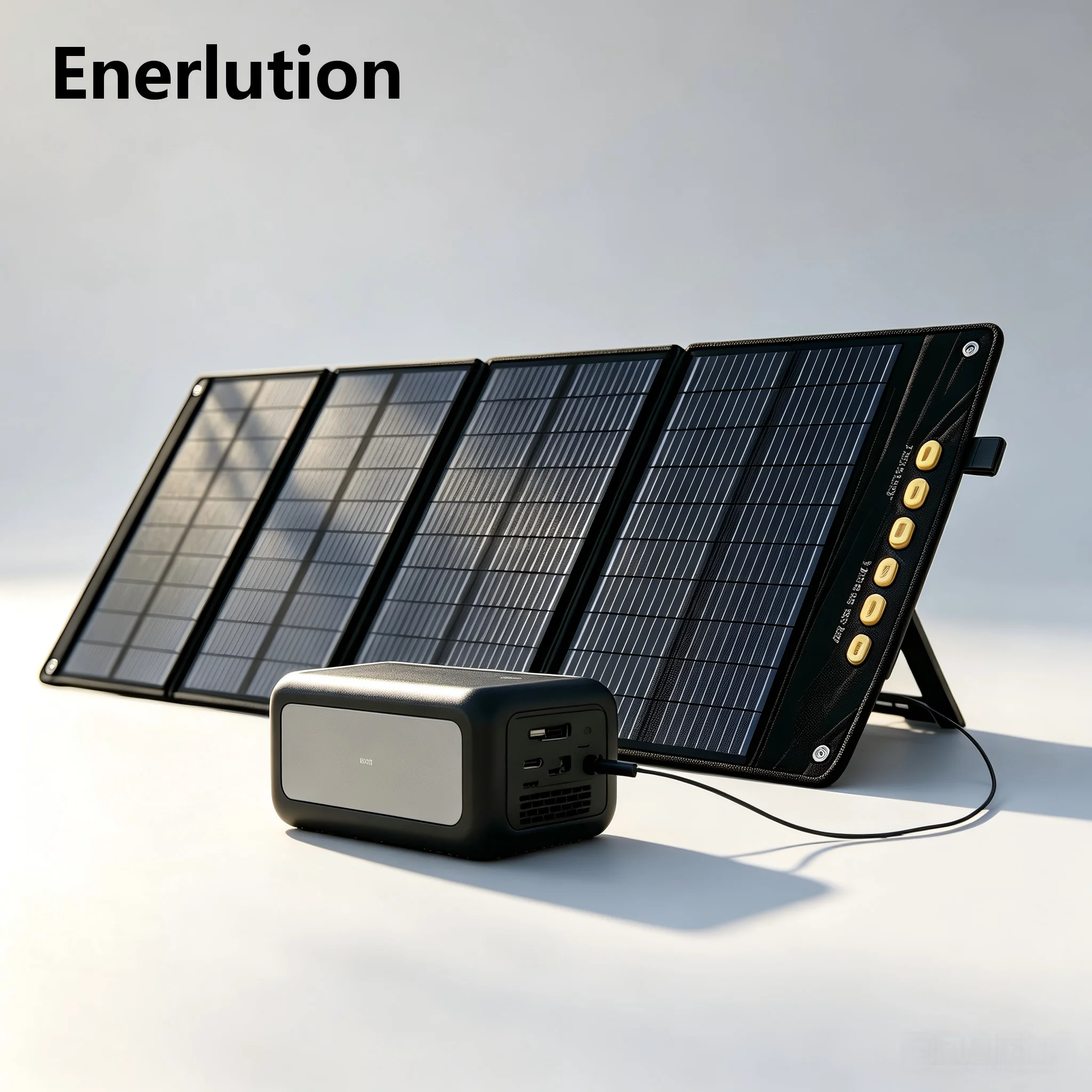 Weak Light Power Generation Foldable Solar Panels 110W Portable Design Collapsible Easy Storage for Home Emergency Backup