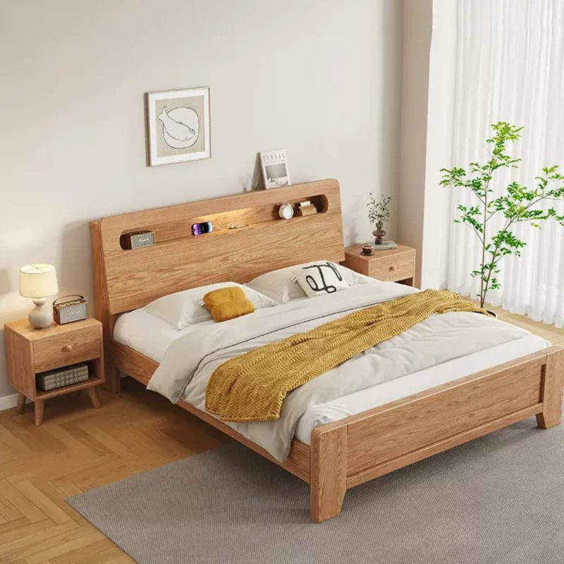 

Design Wooden Bed Bedroom Children Luxury Modern Baby Double Princess Sleeping Bed Mobile Letto Matrimoniale Home Furniture