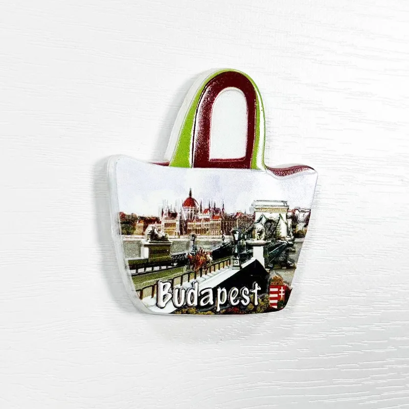 Budapest, Hungary Landmark Building Refrigerator Magnet Creative Travel Souvenir Home Decoration