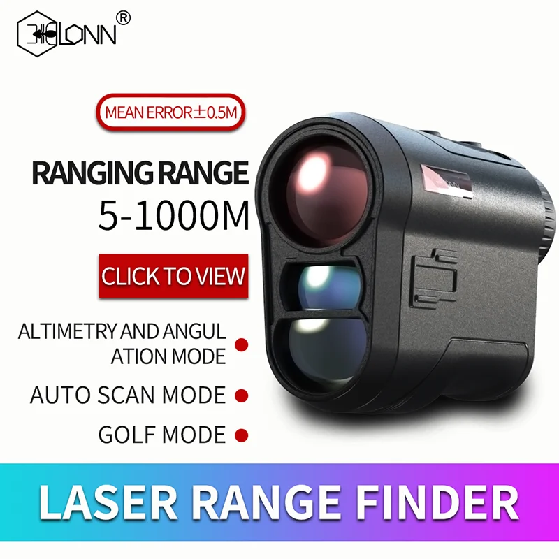 Golf Sport Accessory Long Range Handhold Finder Scope 1000m Golf  Range Finder