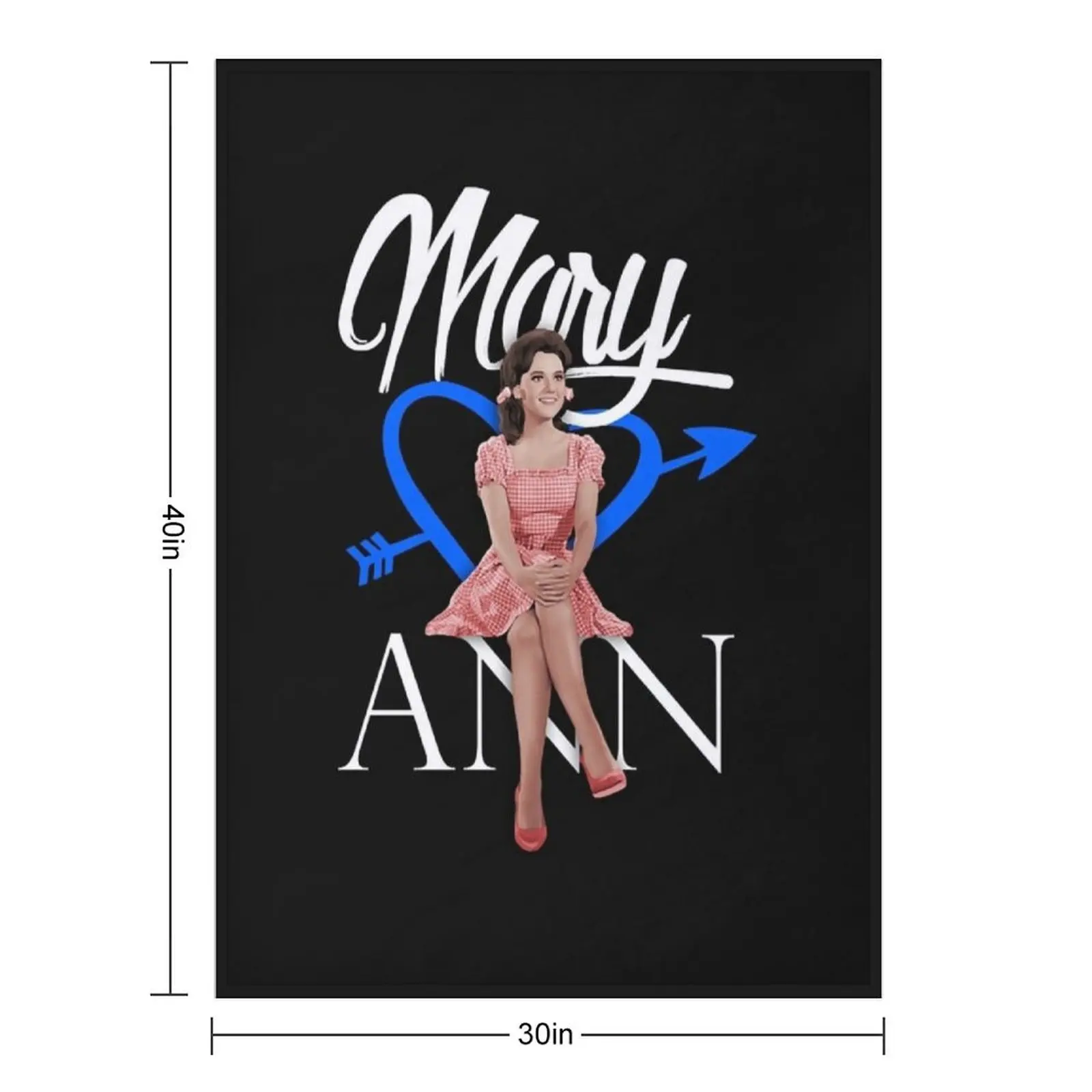 Mary Ann Throw Blanket Luxury Brand Bed Fashionable Sofas Custom Blankets