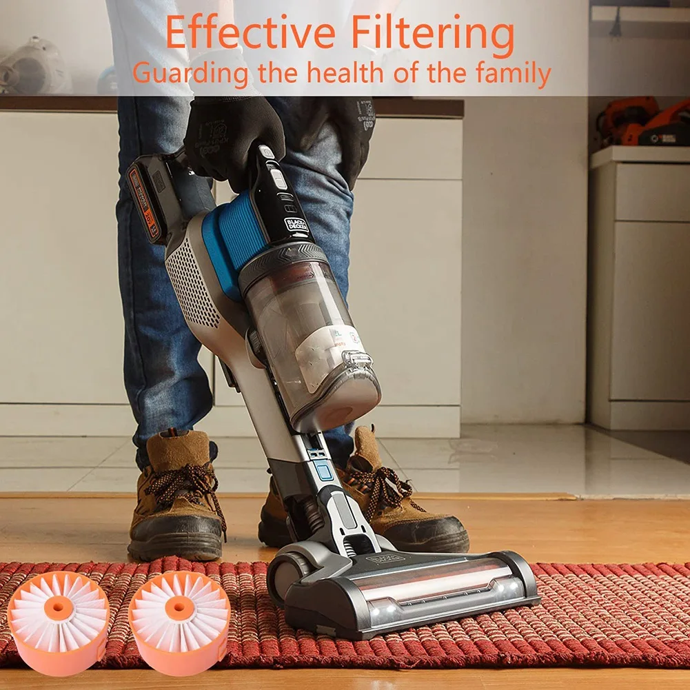 Filtre HEPA de rechange pour aspirateur Black Decker, accessoire compatible avec modèles BSVF1, BSV2020, BSV2020G