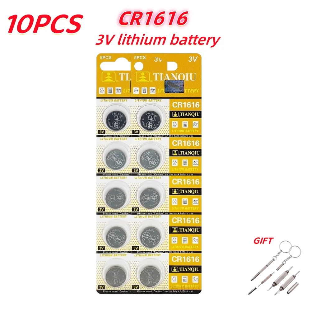 2-50PCS CR1616 bateria 3V Lithium Battery 50mAh CR 1616 DL1616 BR1616 5021LC LM1616 For Watch Remote Control Coin Cells