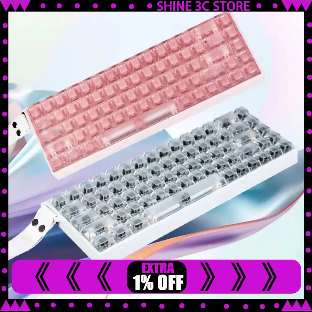 IPI FLASH 68 Pro Interruttore magnetico Tastiera da gioco Cablata 8K RT0.01mm 0.125 ms Ritardo PC ARGB Luce E-Sport Elettroforesi CNC