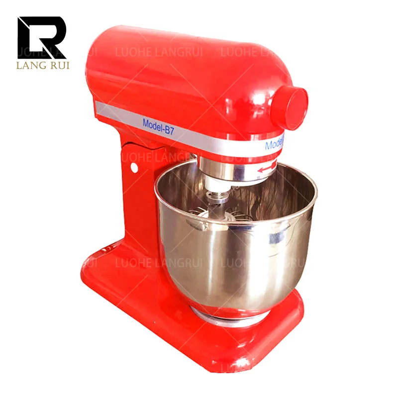 High Quality Home Bakery Equipment 7 Liter Cake Planetary Mixer Machines Commercial Kitchen Cream Stand Food Mixers