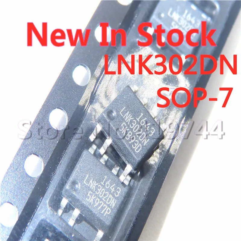 Convertidor LNK302DN LNK302DN-TL SOP-7 AC-DC, interruptor fuera de línea en Stock, nuevo IC original, lote de 5 uds.