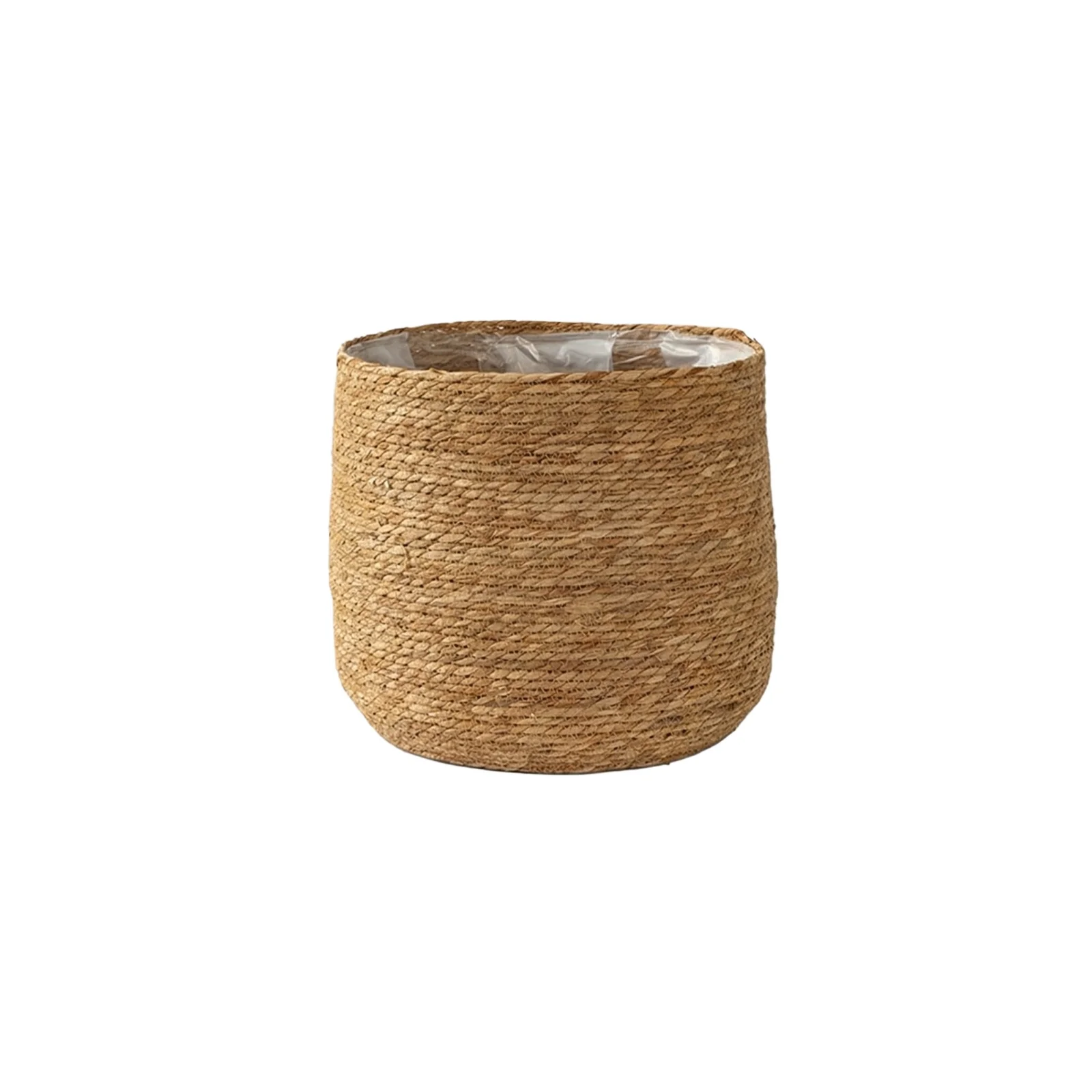 1Pcs For Garden Terraces Flower Pot Basket Rattan Straw Furniture Decoration Grass Woven Flowerpot  Planter Basket