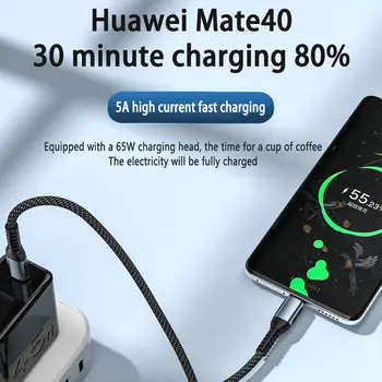 כבל טעינה מהיר במיוחד מסוג USB C PD240W 100W סוג C לאייפון 15 שיאומי MacBook Pro עם שבב E-Marker 10 best sales מטען c - №10