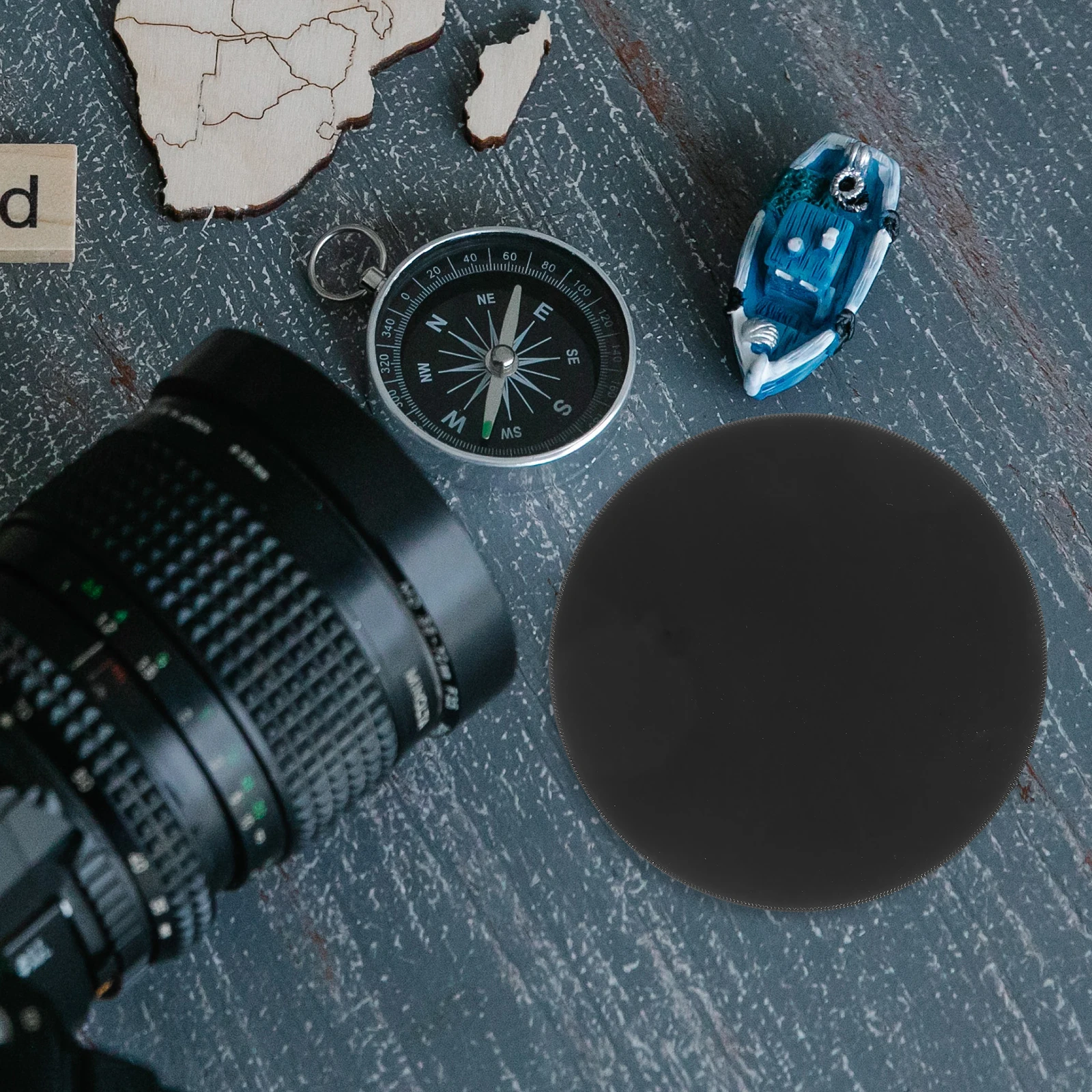 

77mm UV Protective Cover Camera Filter Cap Round Black 77mm Thread Size Dust Scratch Protection Storage Case