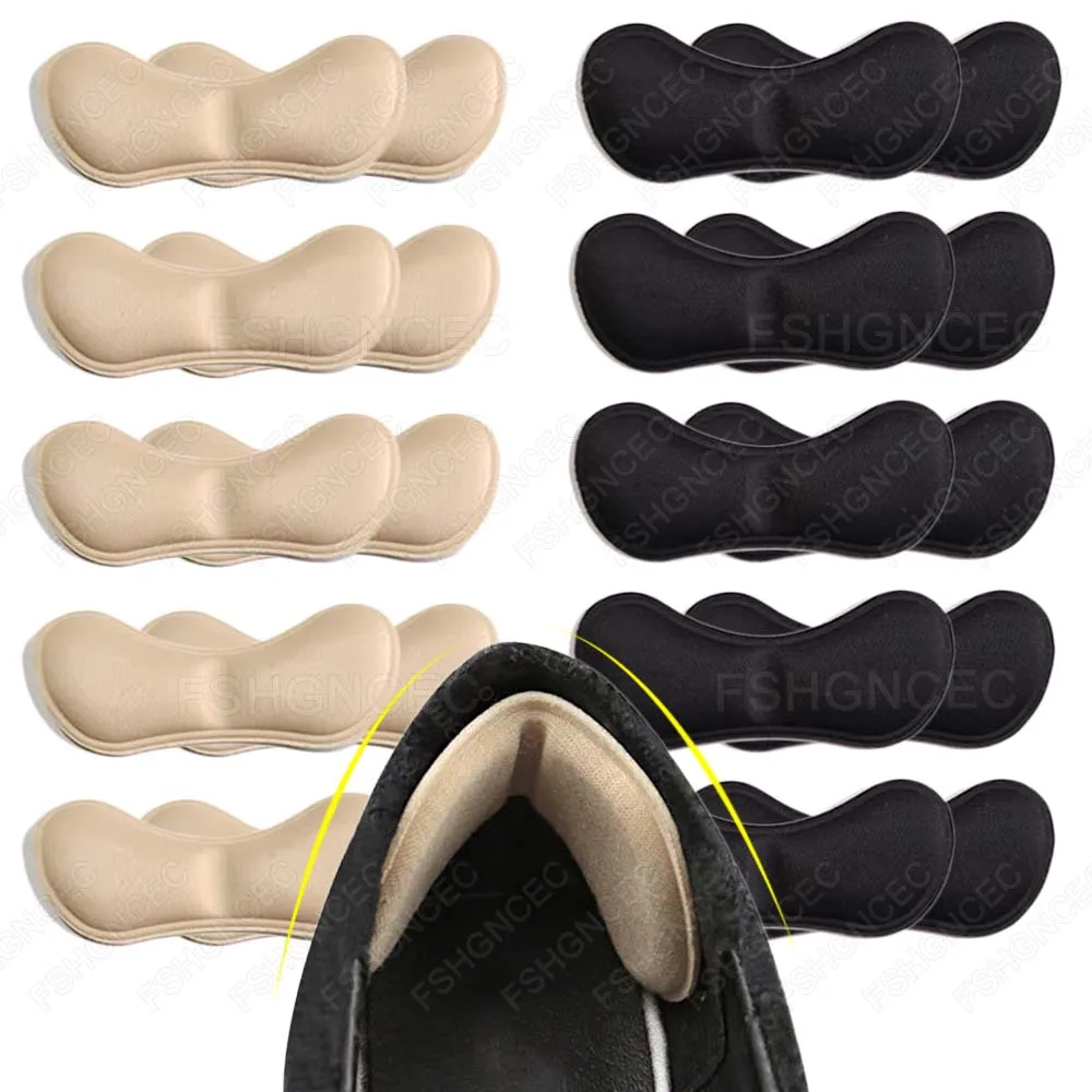 Semelles intérieures pour talons, coussinets Anti-usure, auto-adhésifs, remplissage de chaussures, soins des pieds, protecteur de talon, autocollant arrière adhésif, insertion de chaussures