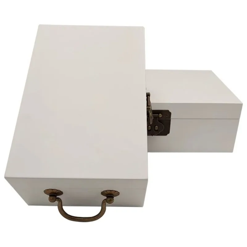 صندوق تخزين المجوهرات الخشبية سيدة المجوهرات المنظم حالة المجوهرات خاتم قلادة صناديق العرض حلية القرط سوار الحالات