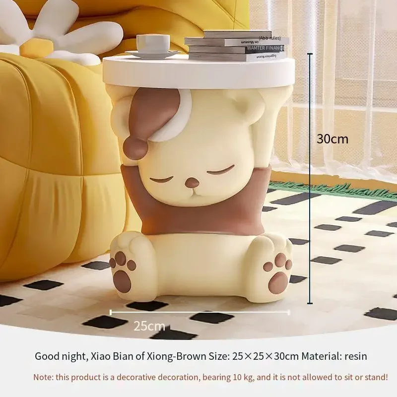 'bedside table integrated Modern minimalist floor standing bedside table Creative bedside table for children household use