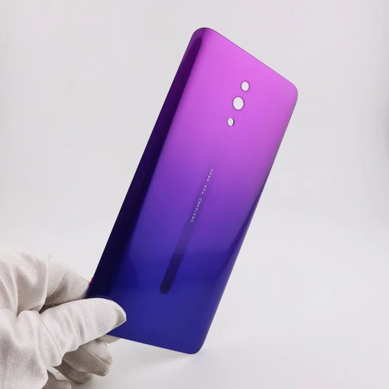 Glass Battery Back Cover For Oppo Reno PCAM00 PCAT00 CPH1917, Rear Housing Replacement Repair Parts