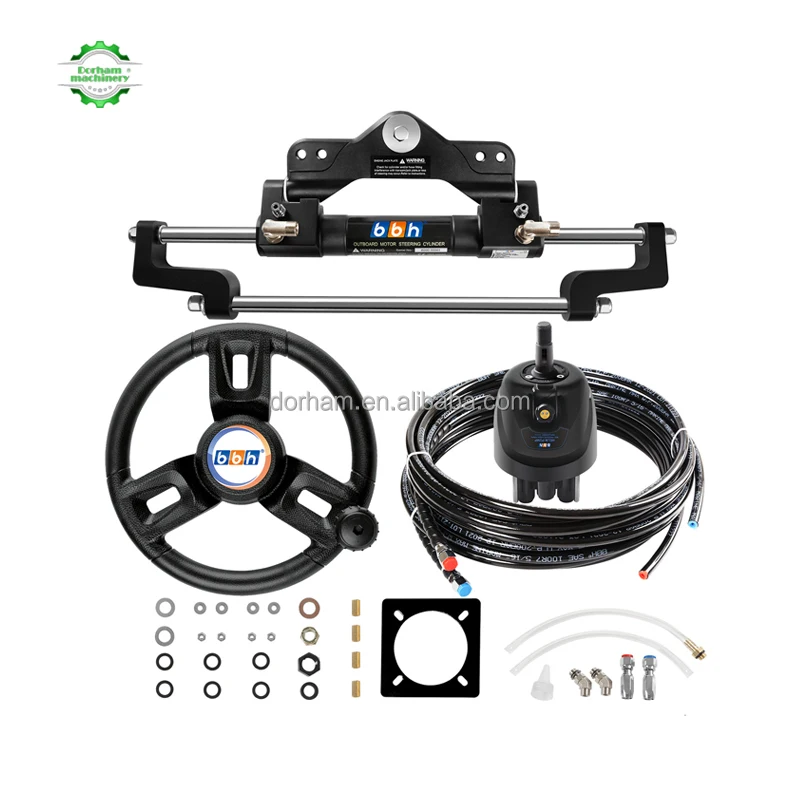 Hydraulic Steering Cylinder Boat Ship Steering System  Machine Mechanical Cylinder 90HP 150HP 300HP  for Sale