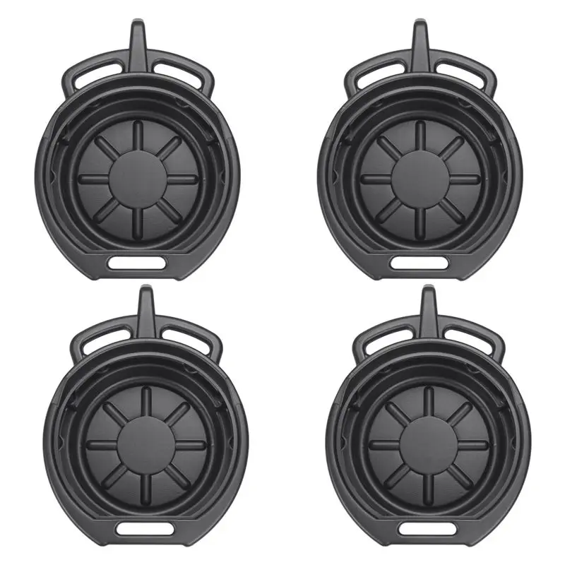 A04E-4X 7.5L Plastic Oil Drain Pan Wast Engine Oil Collector Tank Gearbox Oil Trip Tray For Car Fuel Fluid Change Garage Tool