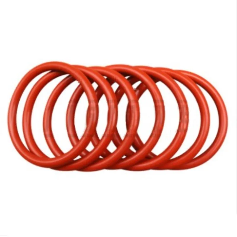 10pcs high temperature resistant silicone O-ring 205/210/215/220/225/230/235/240/245x5.7mm